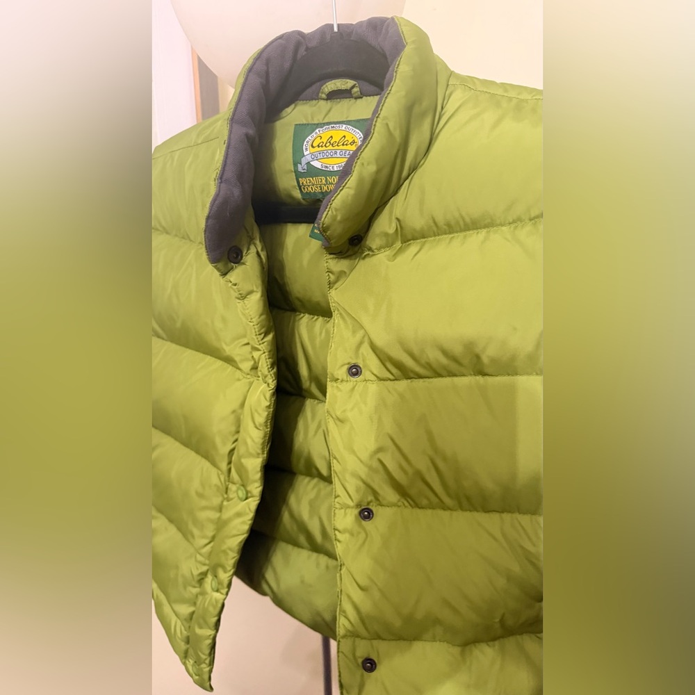 Cabela's Olive Puffer Vest